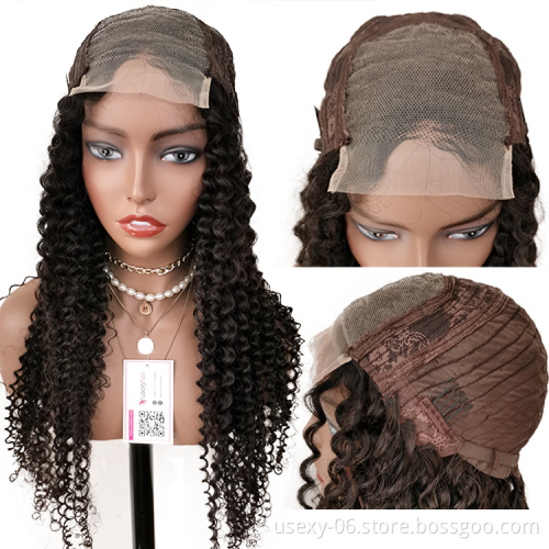 Lace closure kinky curly hair wig full transparent hd lace frontal curly wigs 100 human hair lace front brazilian hair wigs